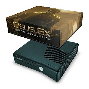 Xbox 360 Slim Capa Anti Poeira - Deus Ex