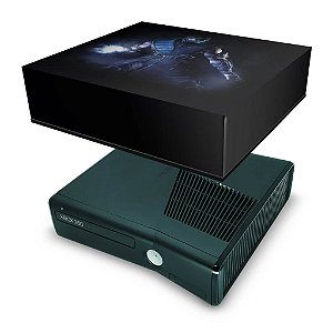 Xbox 360 Slim Capa Anti Poeira - Mortal Kombat X Subzero