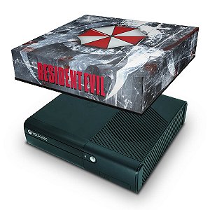 Xbox 360 Super Slim Capa Anti Poeira - Resident Evil Umbrella