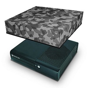 Xbox 360 Super Slim Capa Anti Poeira - Camuflagem Cinza