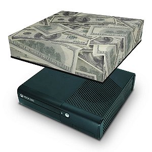 Xbox 360 Super Slim Capa Anti Poeira - Dollar Money Dinheiro