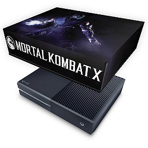 Xbox One Fat Capa Anti Poeira - Mortal Kombat X - Subzero