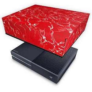 Xbox One Fat Capa Anti Poeira - Aquático Água Vermelha