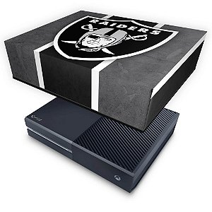 Xbox One Fat Capa Anti Poeira - Oakland Raiders NFL