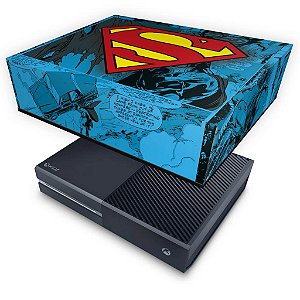 Xbox One Fat Capa Anti Poeira - Super Homem Superman Comics