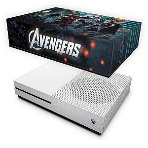 Xbox One Slim Capa Anti Poeira - The Avengers - Os Vingadores