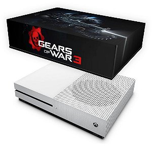 Xbox One Slim Capa Anti Poeira - Gears of War 4