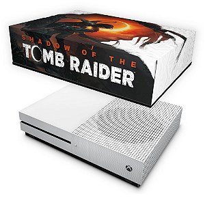 Xbox One Slim Capa Anti Poeira - Shadow Of The Tomb Raider