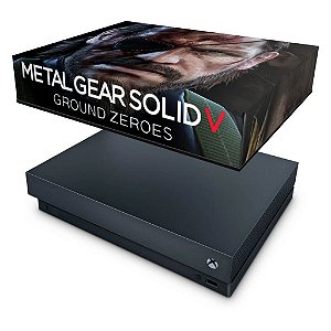 Xbox One X Capa Anti Poeira - Metal Gear Solid V