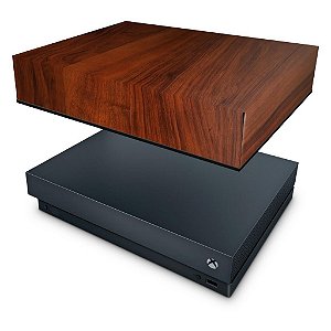 Xbox One X Capa Anti Poeira - Madeira