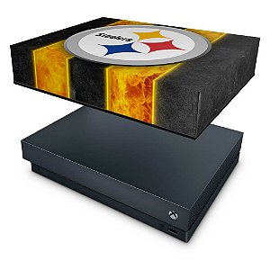 Xbox One X Capa Anti Poeira - Pittsburgh Steelers - NFL
