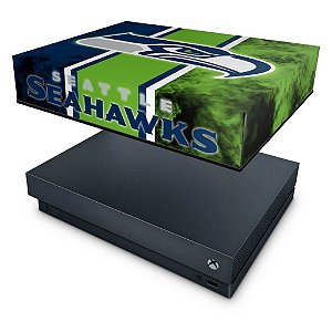 Xbox One X Capa Anti Poeira - Seattle Seahawks - NFL