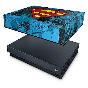 Xbox One X Capa Anti Poeira - Super Homem Superman Comics