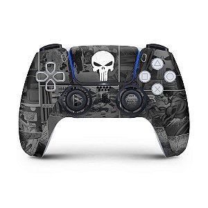 Skin PS5 Controle - The Punisher Justiceiro Comics