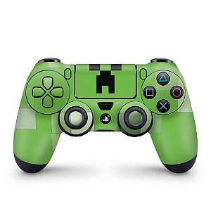 Skin PS4 Controle - Creeper Minecraft