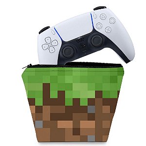 Capa PS5 Controle Case - Minecraft