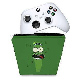 Capa Xbox Series S X Controle Case - Pickle Rick And Morty