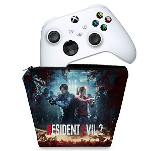 Capa Xbox Series S X Controle Case - Resident Evil 2 Remake