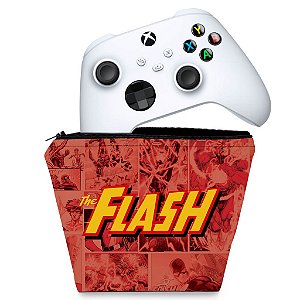 Capa Xbox Series S X Controle Case - The Flash Comics