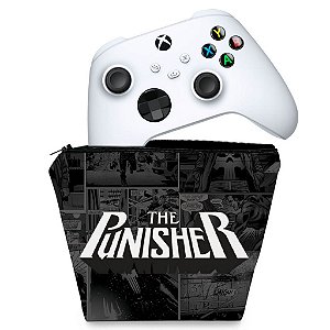 Capa Xbox Series S X Controle Case - The Punisher Justiceiro Comics
