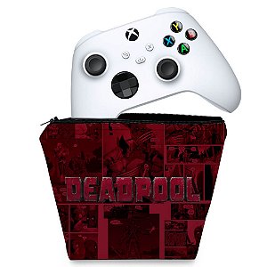 Capa Xbox Series S X Controle Case - Deadpool Comics