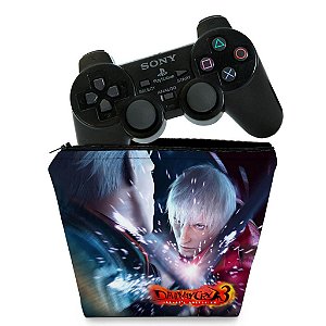 Capa PS2 Controle Case - Devil May Cry 3