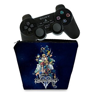 Capa PS2 Controle Case - Kingdom Hearts II 2