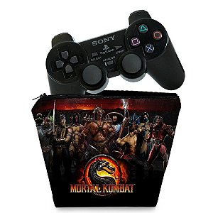 Capa PS2 Controle Case - Mortal Kombat