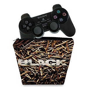 Capa PS2 Controle Case - Black