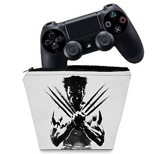 Capa PS4 Controle Case - Wolverine - X Men