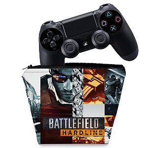Capa PS4 Controle Case - Battlefield Hardline
