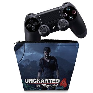 Capa PS4 Controle Case - Uncharted 4