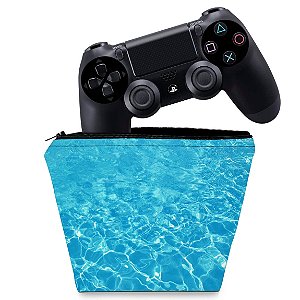 Capa PS4 Controle Case - Aquático Água