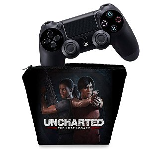 Capa PS4 Controle Case - Uncharted Lost Legacy