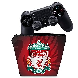 Capa PS4 Controle Case - Liverpool