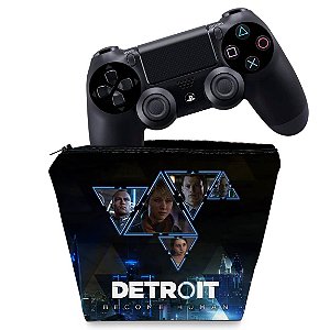 Capa PS4 Controle Case - Detroit Become Human