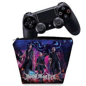 Capa PS4 Controle Case - Devil May Cry 5