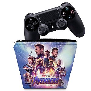 Capa PS4 Controle Case - Vingadores Ultimato Endgame