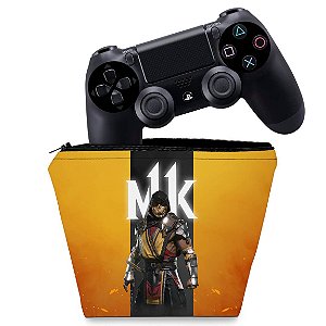 Capa PS4 Controle Case - Mortal Kombat 11