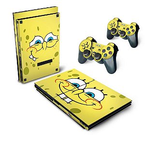 PS2 Slim Skin - Bob Esponja