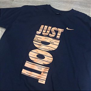 camiseta nike just do it cinza