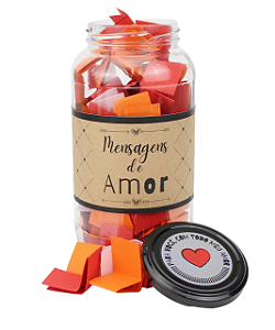 Pote Do Amor Com Mensagens Especiais Para Quem Você Ama