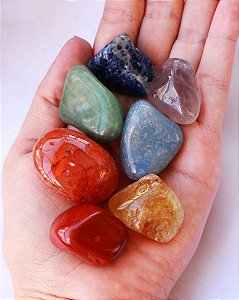 Kit Pedras dos 7 Chakras