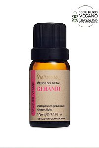 Óleo Essencial de Gerânio - 10ml | Via Aroma