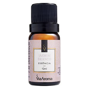 Essência Jasmim Branco Via Aroma - 10ml