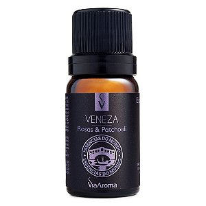 Essência Veneza, Rosas & Patchouli (Essências do Mundo) Via Aroma - 10ml