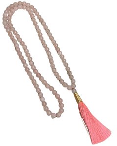 Japamala Quartzo Rosa - 108 contas