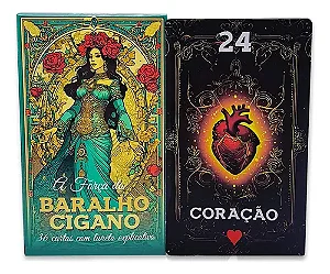 A força do Baralho de Tarô cigano com 36 cartas + livreto