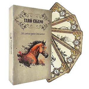 Baralho de Tarô Cigano para iniciantes 36 cartas