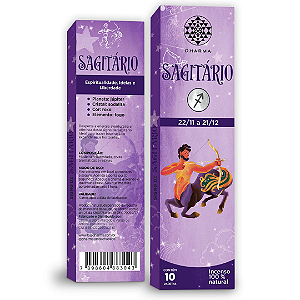 Incenso linha Zodíaco Dharma Signo de Sagitário